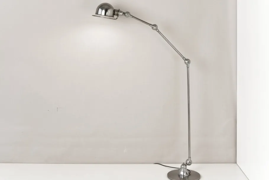 Discount Pamono Metal Floor Lamp by Jean-Louis Domecq for Jieldé, France, 1952