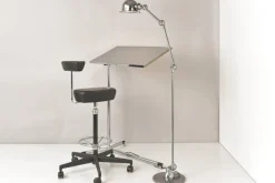 Discount Pamono Metal Floor Lamp by Jean-Louis Domecq for Jieldé, France, 1952