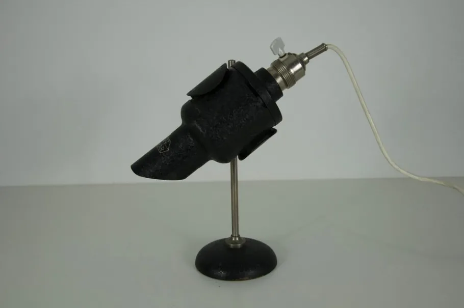 Best Pamono Metal Table Lamp attributed to E.Leitz, Germany, 1960s