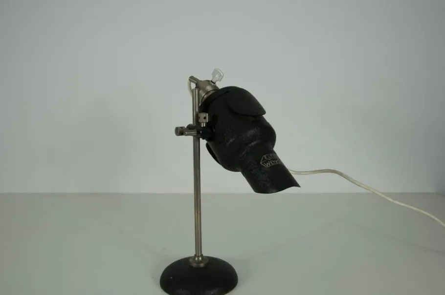 Best Pamono Metal Table Lamp attributed to E.Leitz, Germany, 1960s