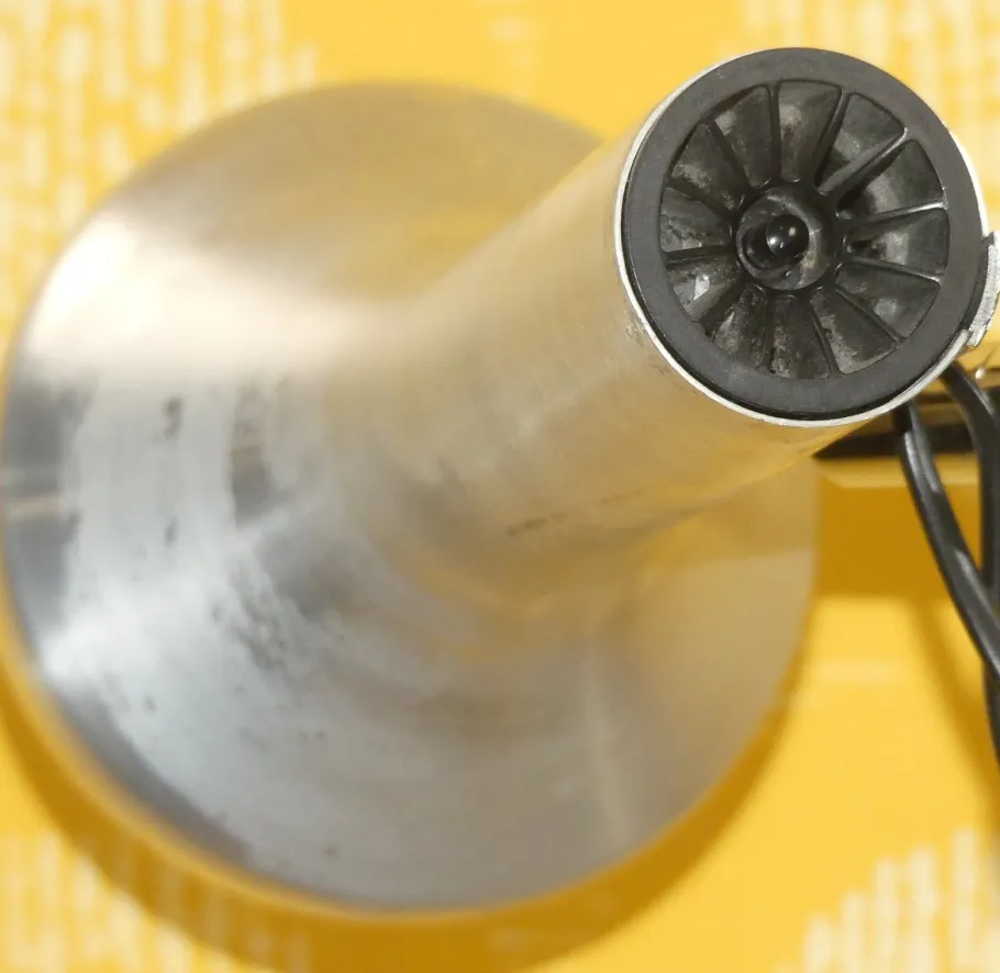 Outlet Pamono Metallic Silver Floor Lamp from SLZ Swisslamps International, 1970s