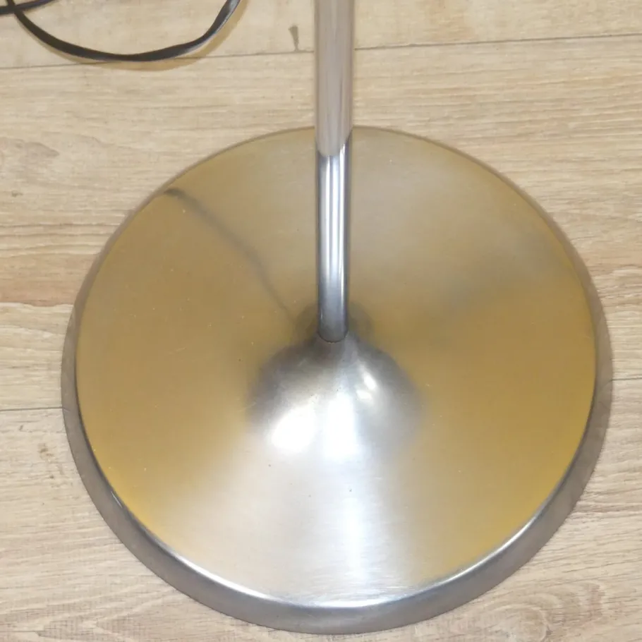 Outlet Pamono Metallic Silver Floor Lamp from SLZ Swisslamps International, 1970s