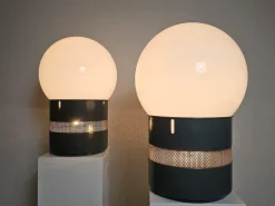 Outlet Pamono Mezzo Oracolo Lamp in Blue-Grey Finish by Gae Aulenti for Artemide