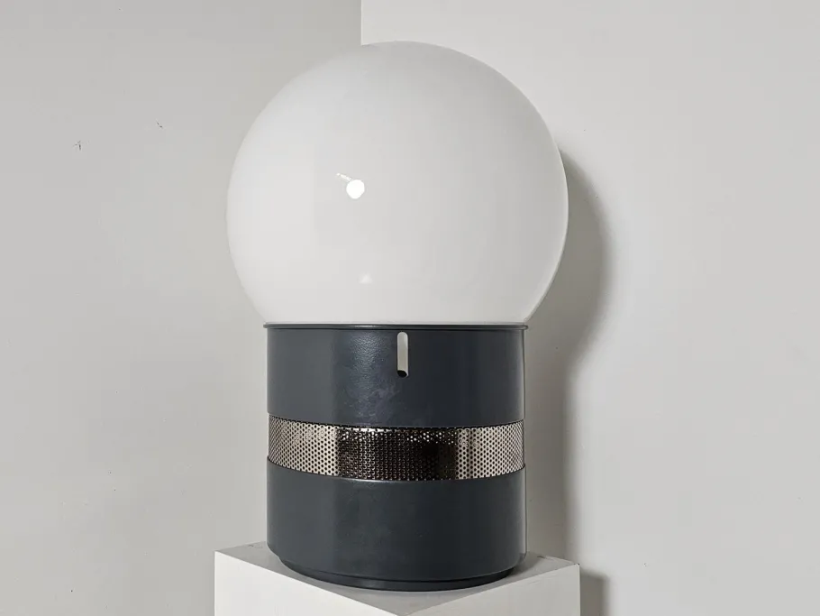 Outlet Pamono Mezzo Oracolo Lamp in Blue-Grey Finish by Gae Aulenti for Artemide