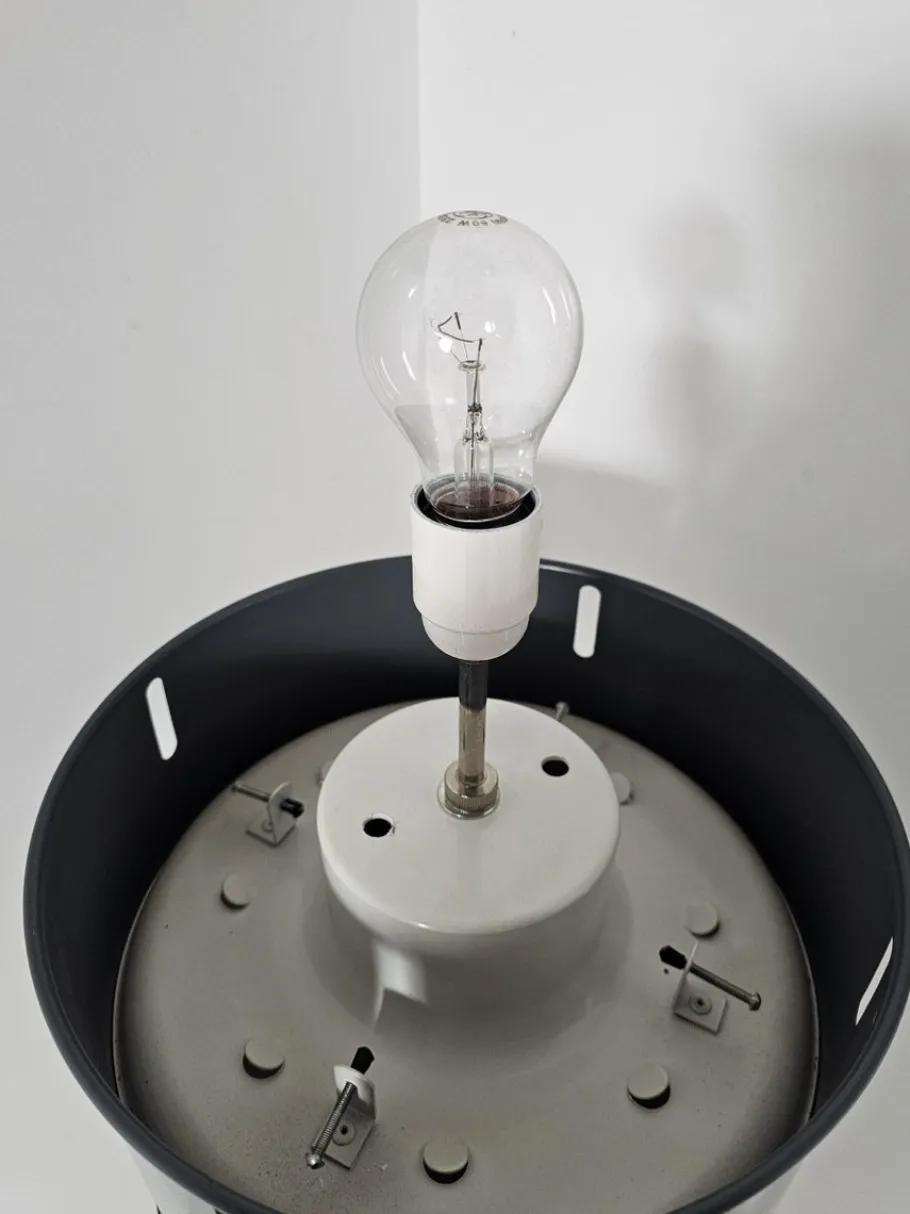 Outlet Pamono Mezzo Oracolo Lamp in Blue-Grey Finish by Gae Aulenti for Artemide