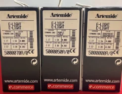 Hot Pamono Microlight Lamp by Ernesto Gismondi for Artemide, 1990, Set of 3