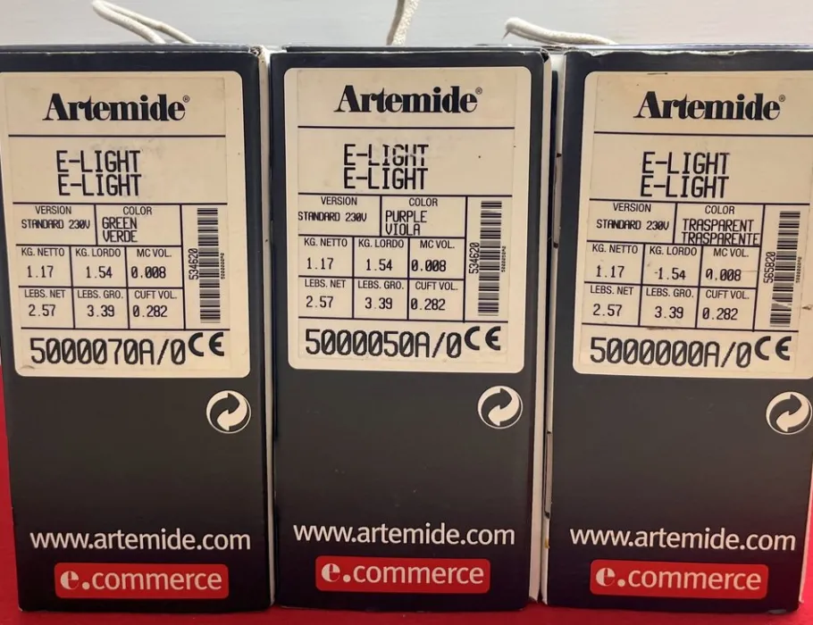 Hot Pamono Microlight Lamp by Ernesto Gismondi for Artemide, 1990, Set of 3