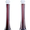 Clearance Pamono Mid 20th Century Coloured Glass Table Lamps from Flygsfors, Set of 2