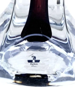 Clearance Pamono Mid 20th Century Coloured Glass Table Lamps from Flygsfors, Set of 2