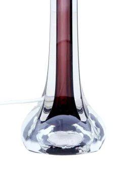 Clearance Pamono Mid 20th Century Coloured Glass Table Lamps from Flygsfors, Set of 2