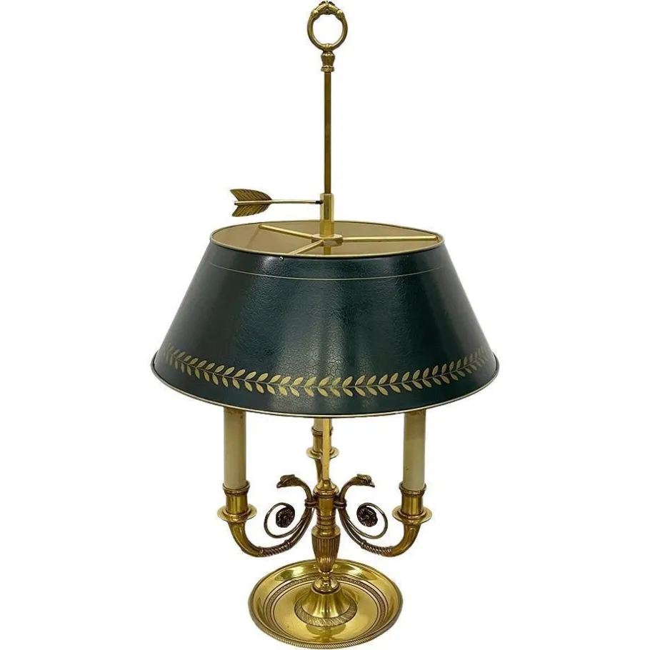 Sale Pamono Mid 20th Century French Brass Bouillotte Lamp