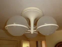 Best Pamono Mid-Century 2042/3 Chandelier by Gino Sarfatti for Arteluce, 1963