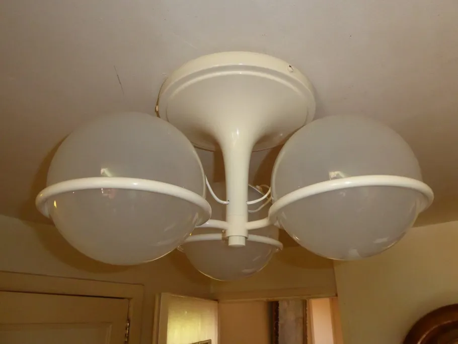 Best Pamono Mid-Century 2042/3 Chandelier by Gino Sarfatti for Arteluce, 1963