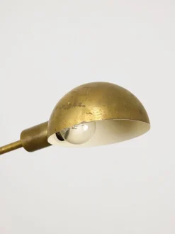 Best Pamono Mid-Century Adjustable Floor Lamp in Brass