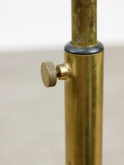 Best Pamono Mid-Century Adjustable Floor Lamp in Brass