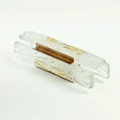 Hot Pamono Mid-Century Aladdin Wall Light in Glass and Brass from Vitrika, Denmark, 1960s-1970s