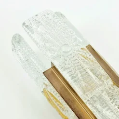 Hot Pamono Mid-Century Aladdin Wall Light in Glass and Brass from Vitrika, Denmark, 1960s-1970s