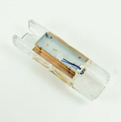 Hot Pamono Mid-Century Aladdin Wall Light in Glass and Brass from Vitrika, Denmark, 1960s-1970s