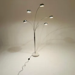 Discount Pamono Mid-Century Arch Floor Lamp by Christian Koban for Dom, 1970s