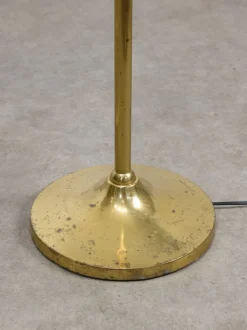 Pamono Mid-Century Arched Floor Lamp in Brass