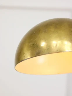 Pamono Mid-Century Arched Floor Lamp in Brass