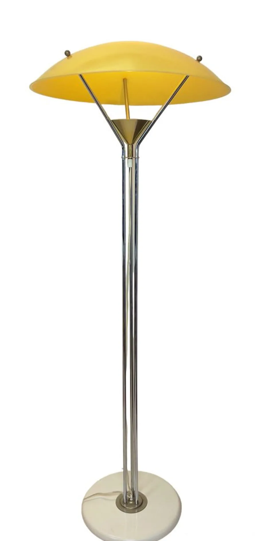 Discount Pamono Mid-Century Art Deco-Shaped Floor Lamp from Alta, 1970s