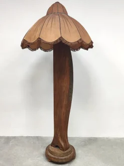 Sale Pamono Mid-Century Art-Deco Wooden Airplane Propeller Floor Lamp, 1940s