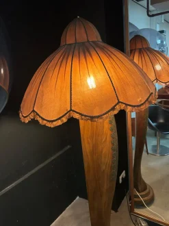 Sale Pamono Mid-Century Art-Deco Wooden Airplane Propeller Floor Lamp, 1940s