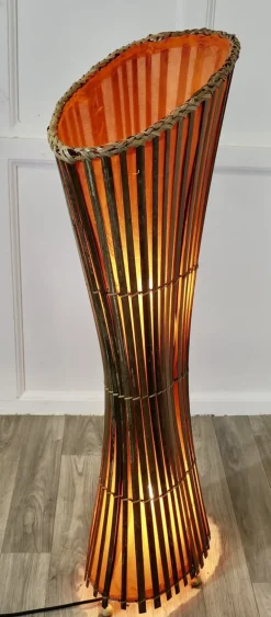 Hot Pamono Mid-Century Bamboo Floor Lamp, 1960s