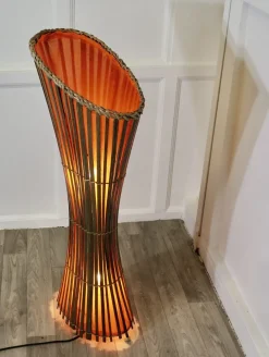 Hot Pamono Mid-Century Bamboo Floor Lamp, 1960s