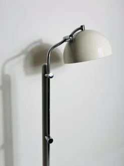 Pamono Mid-Century Bauhaus White Floor Lamp, Germany, 1970s