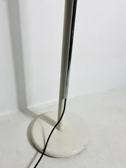 Pamono Mid-Century Bauhaus White Floor Lamp, Germany, 1970s
