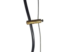 Best Pamono Mid-Century Black Aluminum Azucena Pendant Lamp with Brass & Molded Glass Shade, 1950s