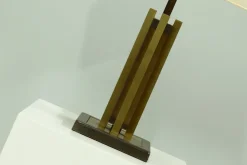 New Pamono Mid-Century Brass and Copper Table Lamp, 1970s