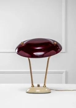 Sale Pamono Mid-Century Brass Desk Lamp, France, 1950s