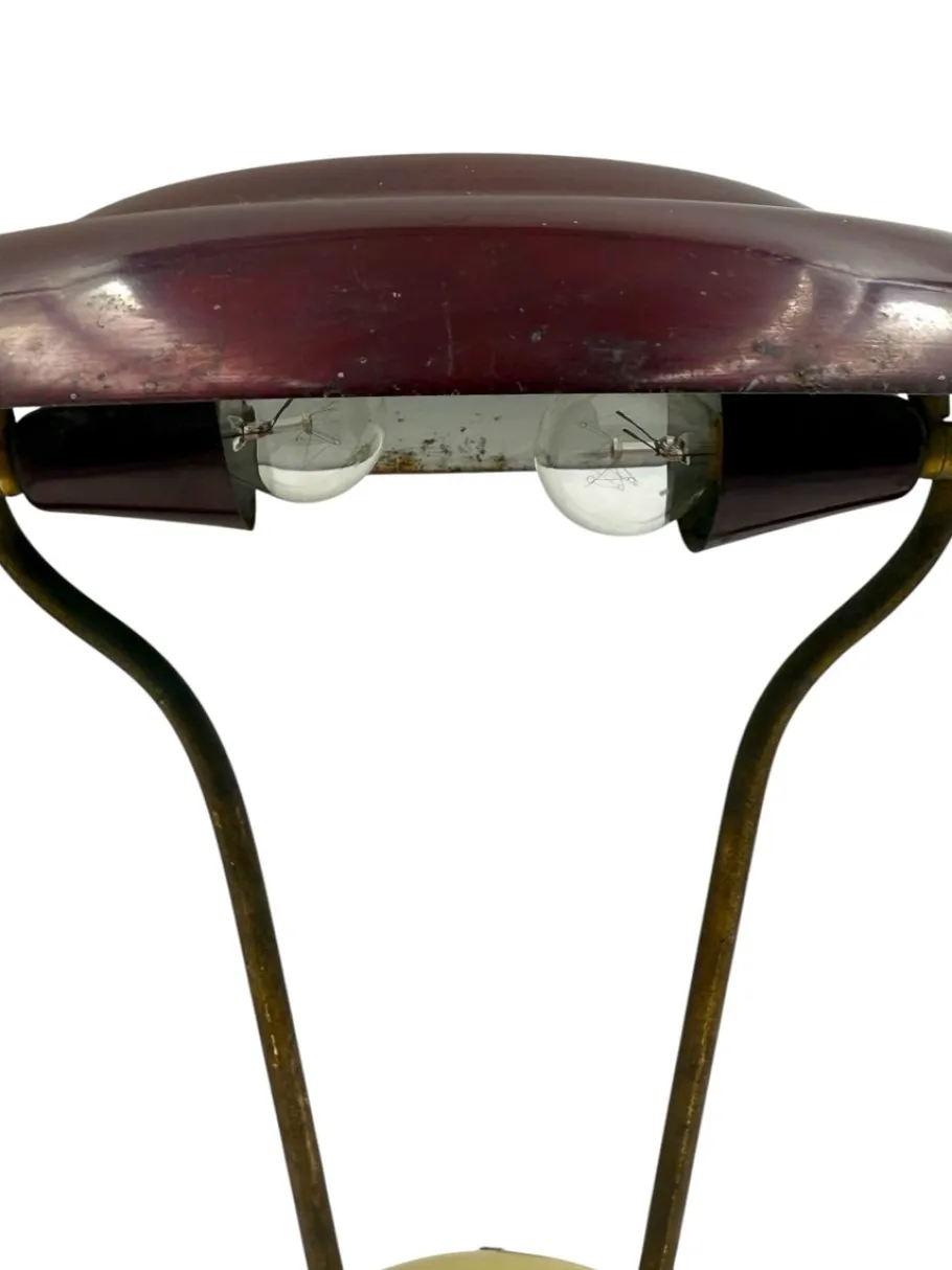 Sale Pamono Mid-Century Brass Desk Lamp, France, 1950s