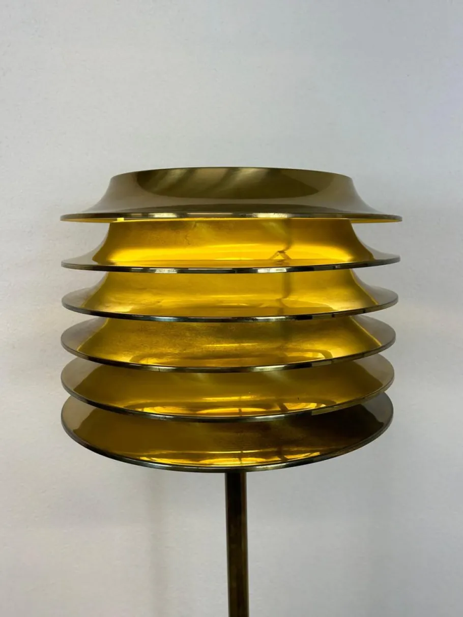 Sale Pamono Mid-Century Brass Floor Lamp attributed to Kari Ruokonen for Lynx, Finland, 1950s