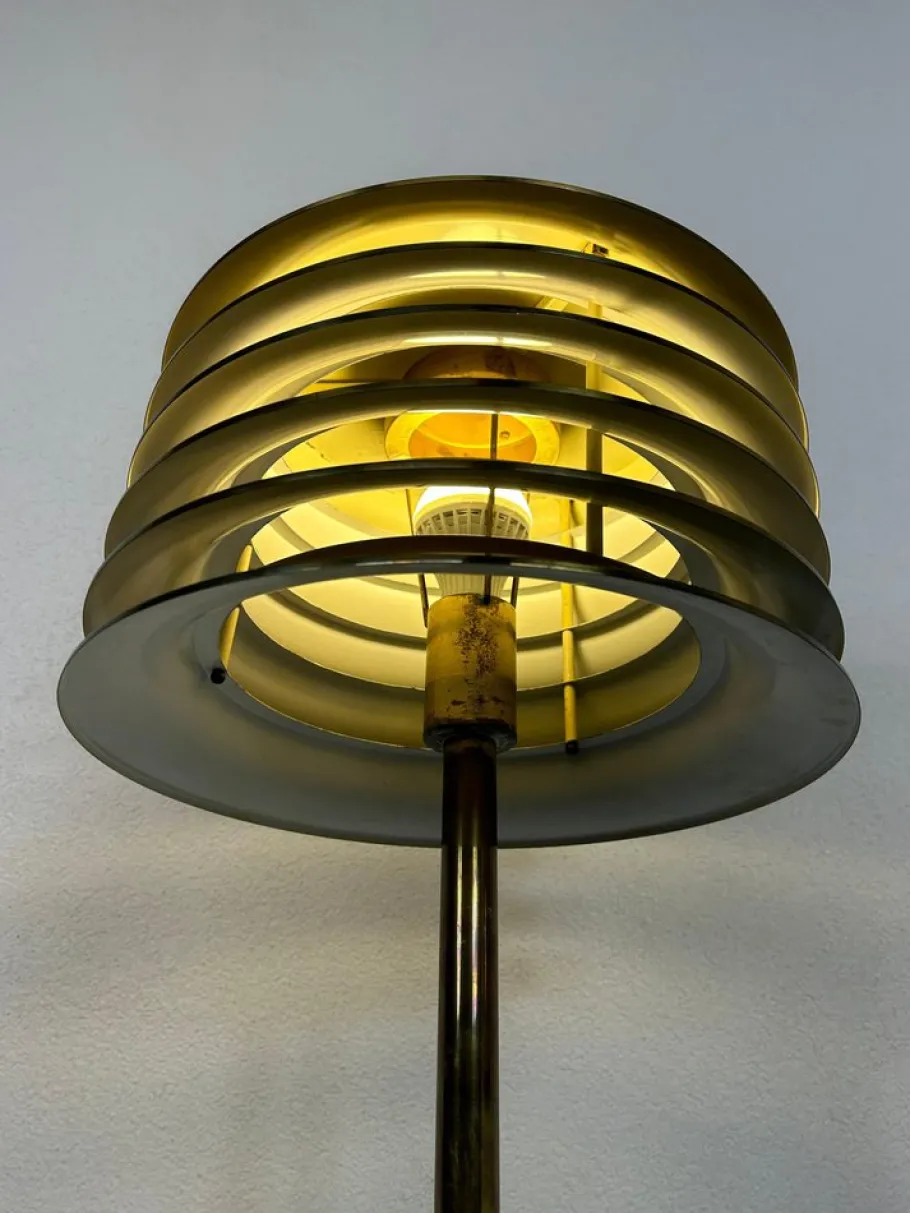 Sale Pamono Mid-Century Brass Floor Lamp attributed to Kari Ruokonen for Lynx, Finland, 1950s