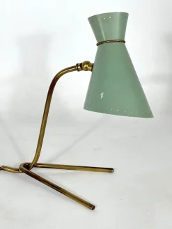 Hot Pamono Mid-Century Brass Orientable Table or Wall Lamp from Stilnovo, 1950s