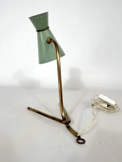 Hot Pamono Mid-Century Brass Orientable Table or Wall Lamp from Stilnovo, 1950s