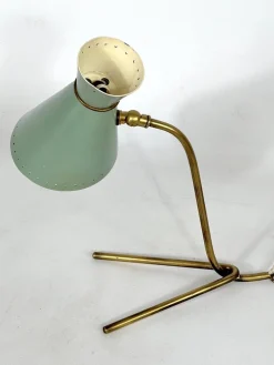 Hot Pamono Mid-Century Brass Orientable Table or Wall Lamp from Stilnovo, 1950s