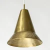 Sale Pamono Mid-Century Brass Pendant Light by Hans Bergström, 1950s