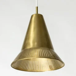 Sale Pamono Mid-Century Brass Pendant Light by Hans Bergström, 1950s
