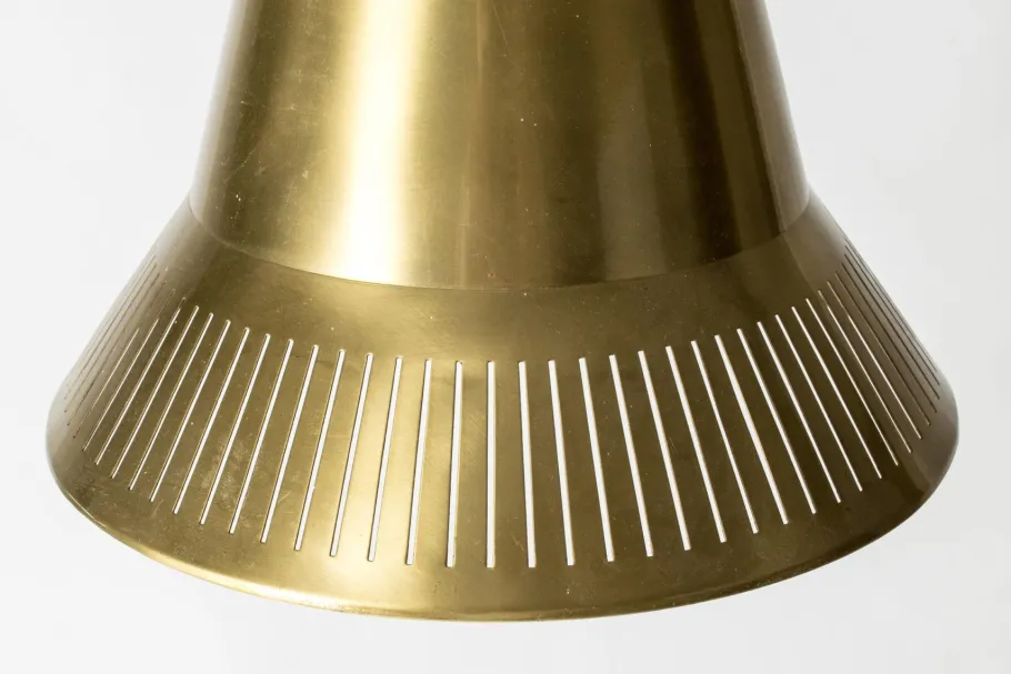 Sale Pamono Mid-Century Brass Pendant Light by Hans Bergström, 1950s
