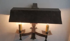 Clearance Pamono Mid-Century Brutalist Patinated Iron Wall Lights, 1960s, Set of 2