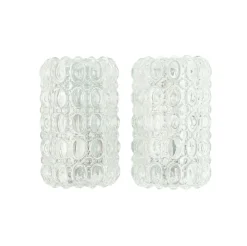 New Pamono Mid-Century Bubble Glass Wall Lights by Helena Tynell for Limburg, Germany, 1960s, Set of 2