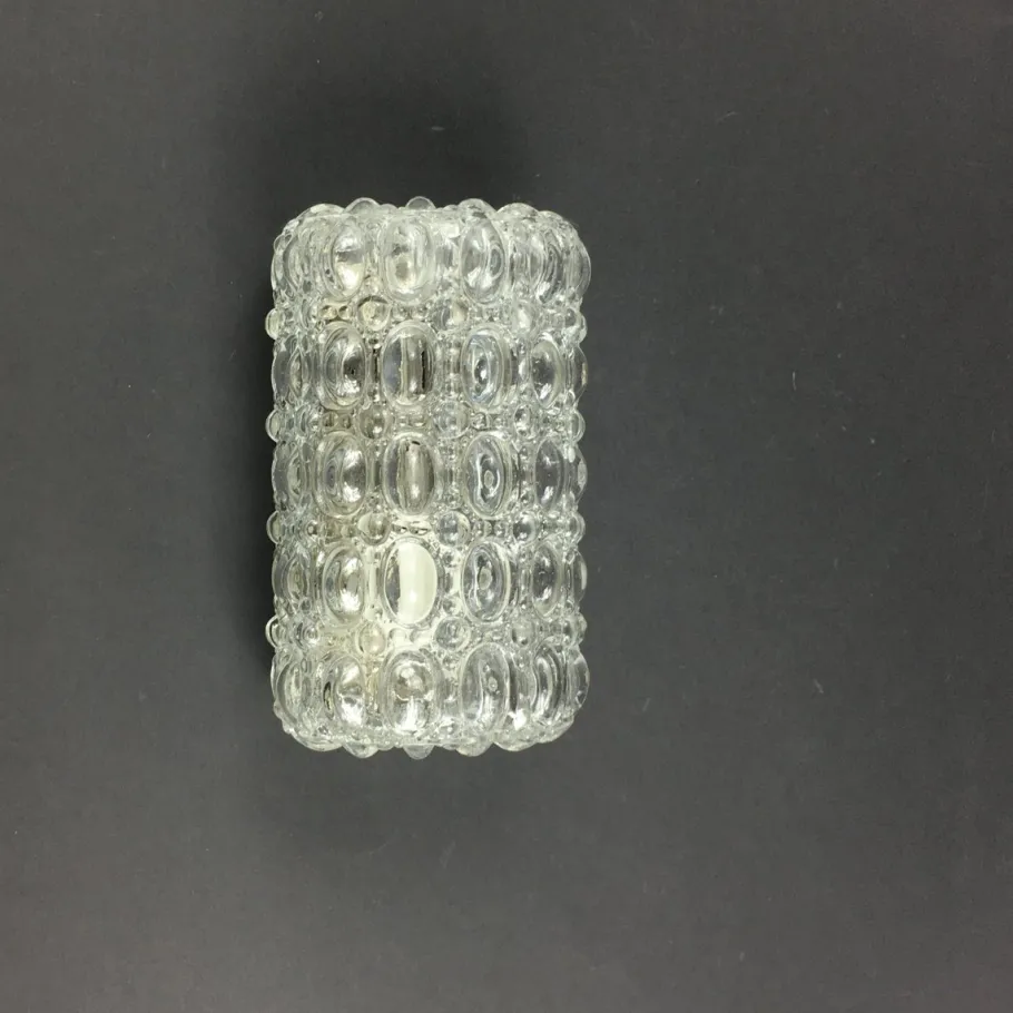 New Pamono Mid-Century Bubble Glass Wall Lights by Helena Tynell for Limburg, Germany, 1960s, Set of 2