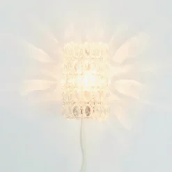 New Pamono Mid-Century Bubble Glass Wall Lights by Helena Tynell for Limburg, Germany, 1960s, Set of 2