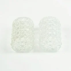 New Pamono Mid-Century Bubble Glass Wall Lights by Helena Tynell for Limburg, Germany, 1960s, Set of 2