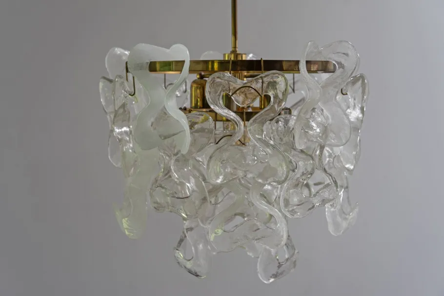 New Pamono Mid-Century Catena Pendant by Carlo Nason for Kalmar Leuchten, 1960s